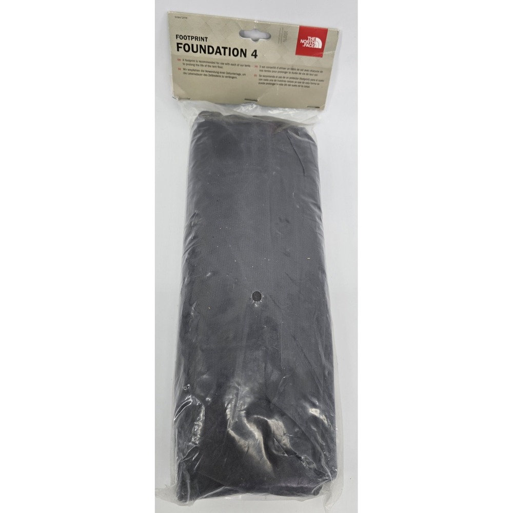 NEW North Face Foundation 4 Tent Footprint Ground Cover‎ Moisture Barrier Black